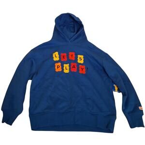 Brand-New Haribo Blue Pullover Hoodie Size Medium NWT New With Tag Kids